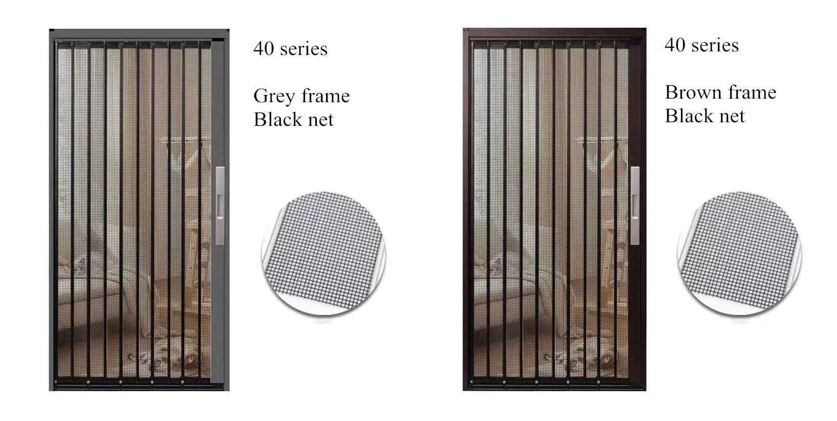 Cats mesh screen door anti scratch aluminum frame Pleated metal Mesh Retractable Folding fly Screen security door The jack market .AU The jack market .AU Home $ 1519 <none>