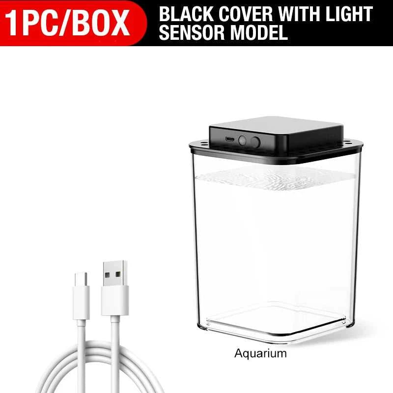 Desktop fish tank, new aquarium, lazy person, no water change, self circulating ecological fish tank, living room, small ecologi The jack market .AU The jack market .AU Fishing Gear $ 34 14:100018786#black