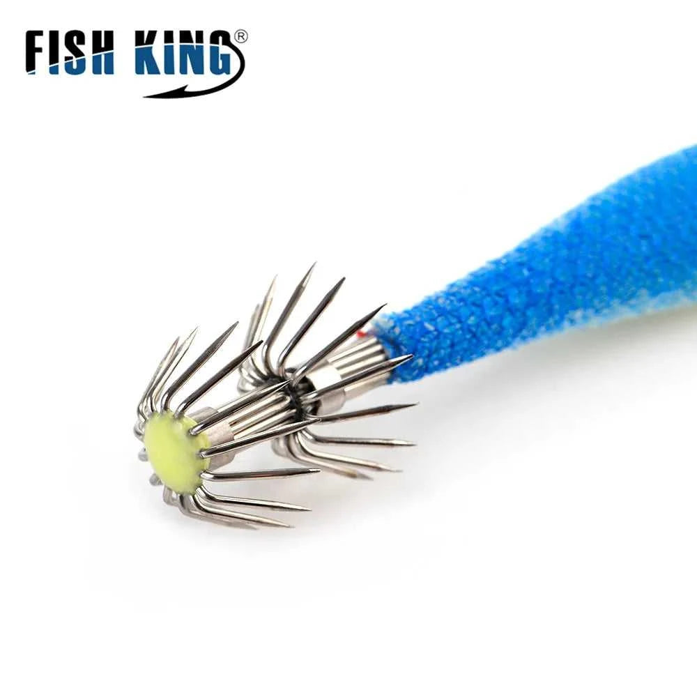 FISH KING Soft Fishing Lure Artificial Squid Hook Jigs Octopus Cuttlefish Shrimp Bait Fishing Tackle 5 Color The jack market .AU The jack market .AU Fishing Gear $ 24 14:200002984#004