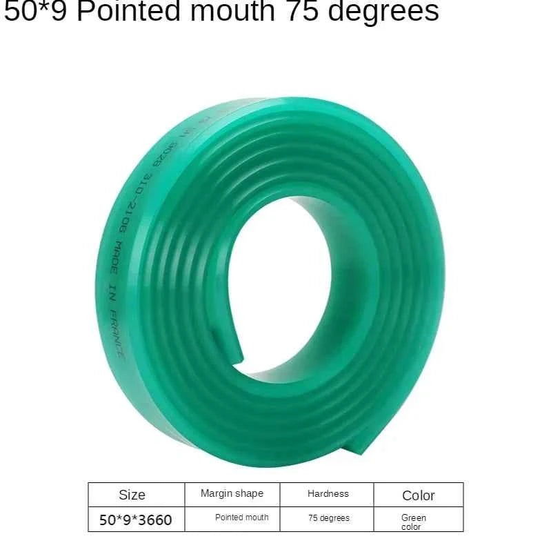 Squeegee Master 50mm Flat Silkscreen Squeegee - Durable Polyurethane Blade for Precision Printing