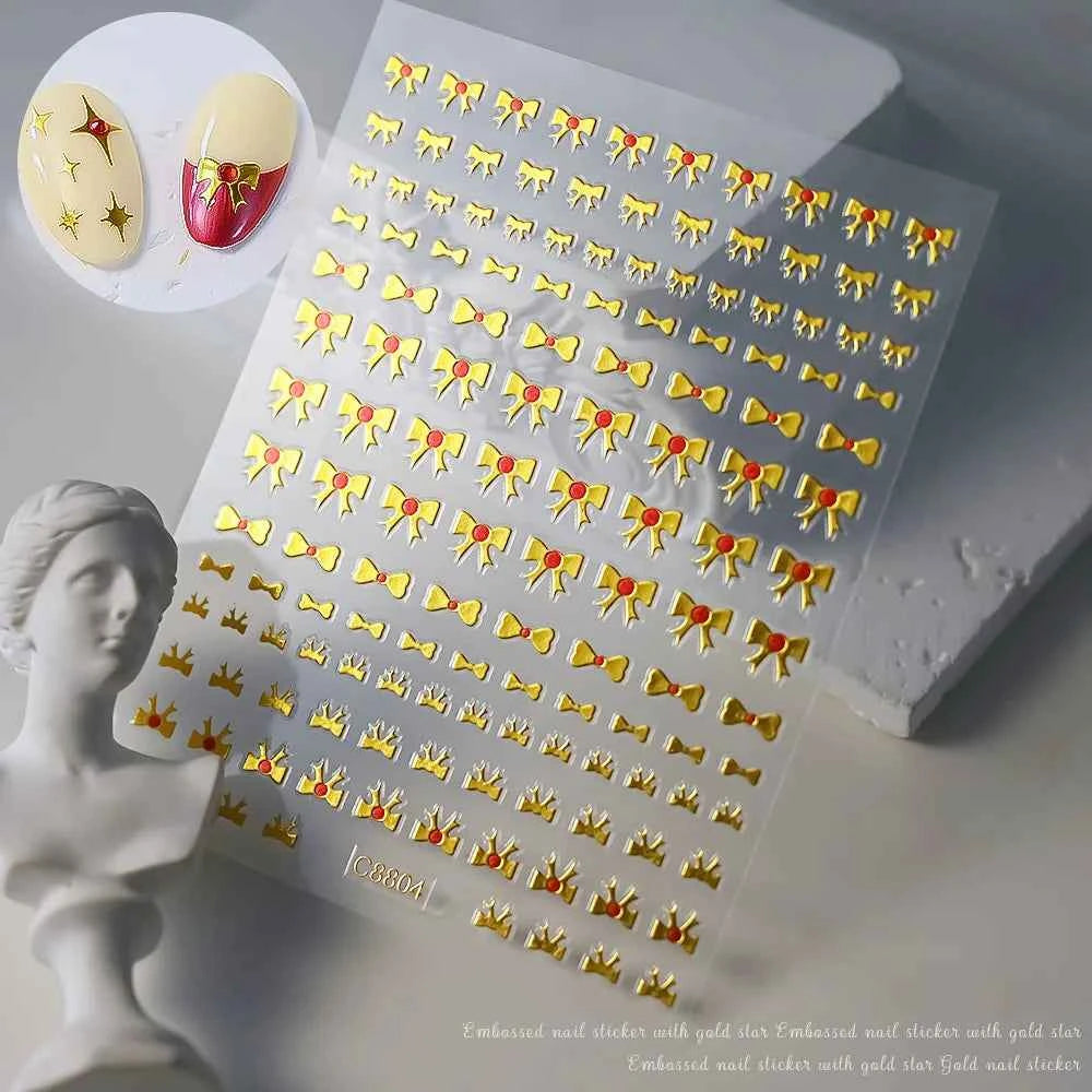 1pcs 3D White Hibiscus Flowers Nail Stickers Holographic Silver Gold Tropical Petal Slider For Nails French Manicure Decoration
