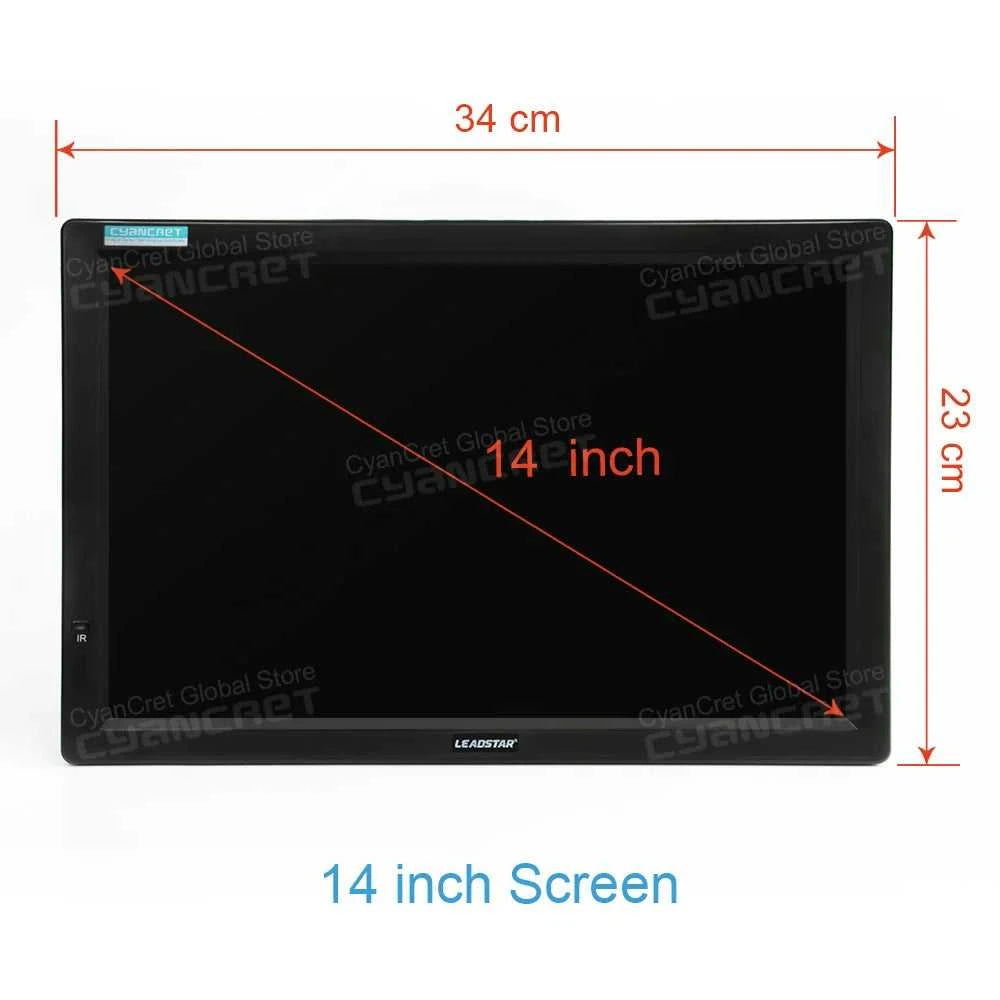 LEADSTAR D14 14" Portable TV DVB-T2 TDT ATSC ISDB-T Analog Mini Small Car Television Without Battery Support HD-IN H.265 AC3 The jack market .AU The jack market .AU Accessories Electronics $ 207 <none>