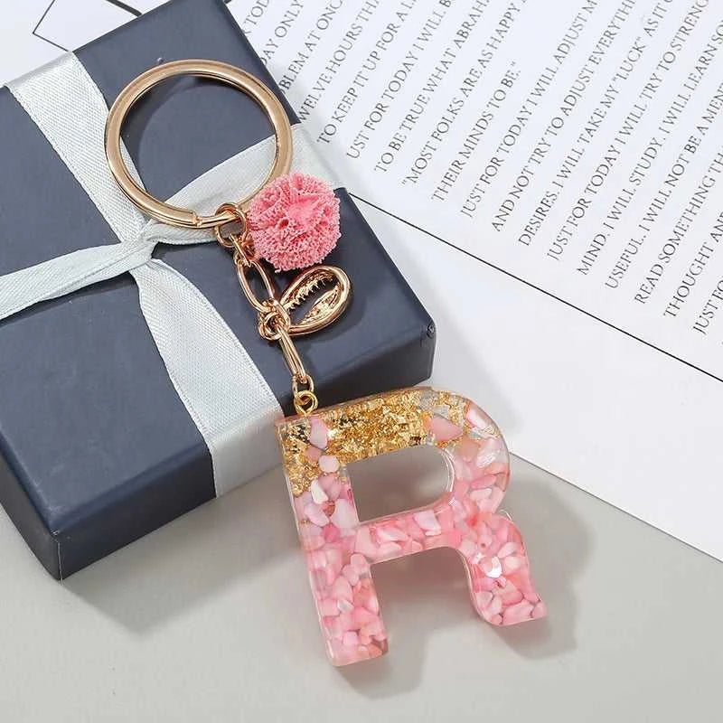 BAOPON Pink Purple Pompom Letter Keychain English Alphabet Keyring For Women Men Jewelry Accessories Wholesale Special Offer The jack market .AU The jack market .AU Jewellery & Chains $ 46 14:193#102