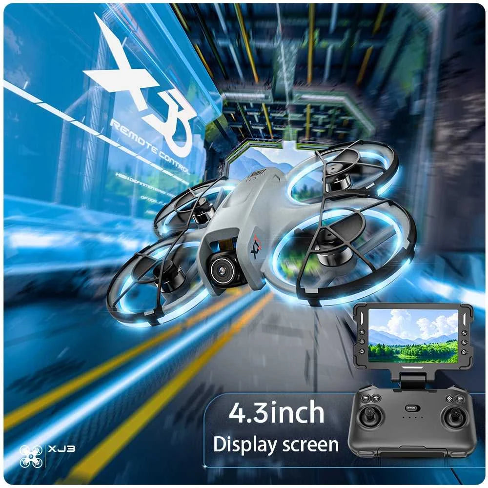 Dual camera high-definition drone, headless mode, 360 ° flip, easy to operate, suitable for outdoor travel The jack market .AU The jack market .AU Drones $ 114 14:193#XJ3-A-4.3-GY-1B