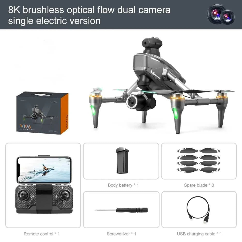 Race Drone 8K Dual Professional Aerial Photography HD Dual-Camera WIFI FPV Four-Axis Rc Quadcopter Toy UAV The jack market .AU The jack market .AU Drones $ 196 14:193#8K