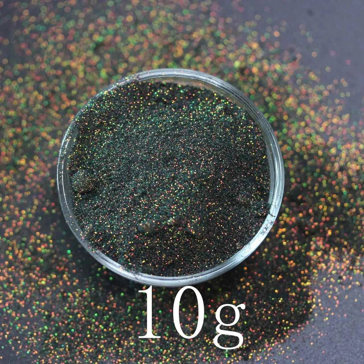 0.1mm Extra Fine Holographic White Colorful Shinning Glitter Spangle Dust for DIY lipstick,Cosmetics,Nail Art Craft Decoration
