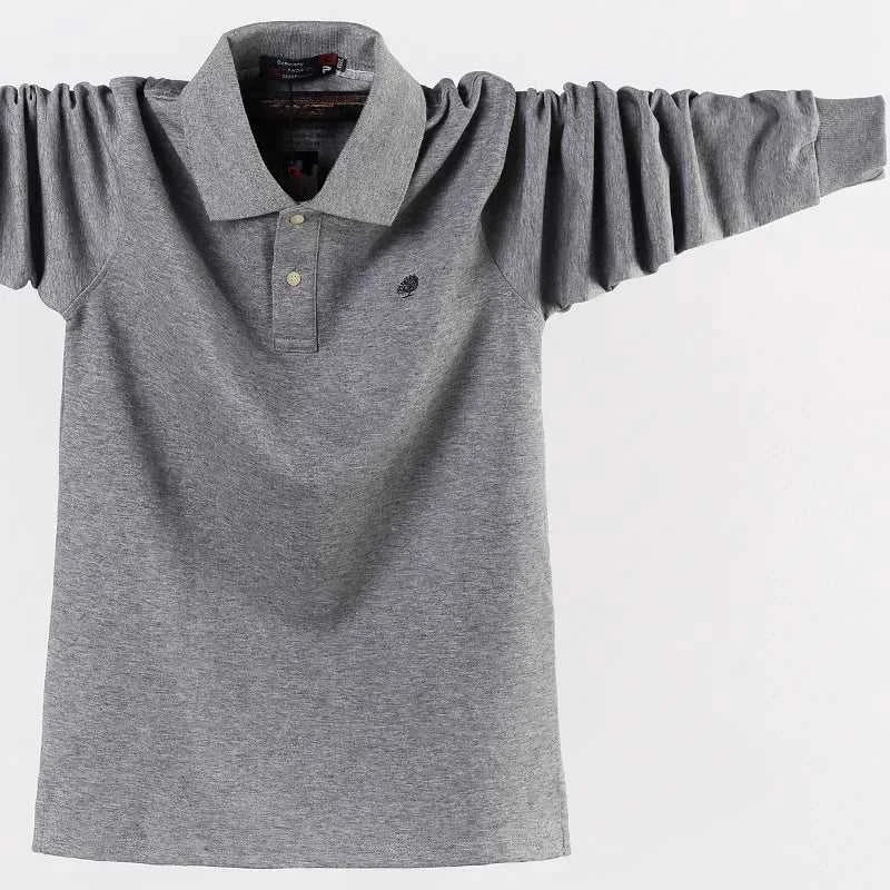 New Autumn Men Polo Shirt Men's Business Work Cotton Male Top Tees Long Sleeve Turn-down Collar Polo Shirts Large Size 6XL The jack market .AU The jack market .AU Men Fashion $ 49 14:691;5:200005259