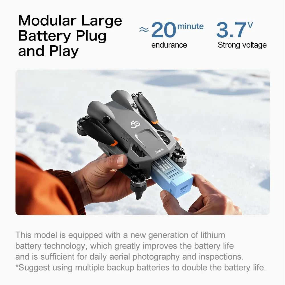 NEW Foldable Drone With Screen Control 8k Aerial Photography Optical Flow Positioning 360° Obstacle Avoidance Helicopter Drone The jack market .AU The jack market .AU Drones $ 133 14:29#4k-Dark Grey