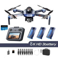 Drone 4K HD GT8 Camera Obstacle Avoidance Aerial Photography Brushless Drone with Screen Foldable RC Drone Quadcopter RTF The jack market .AU The jack market .AU Drones $ 143 14:366#GT8-8K-blue-3B-64G
