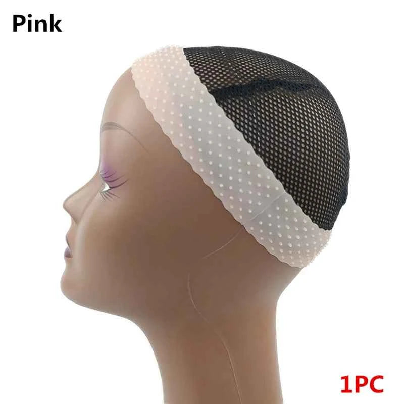 Silicone Wig Band & Stretchy Cap - Non-Slip, Seamless Comfort for Yoga & Daily Wear