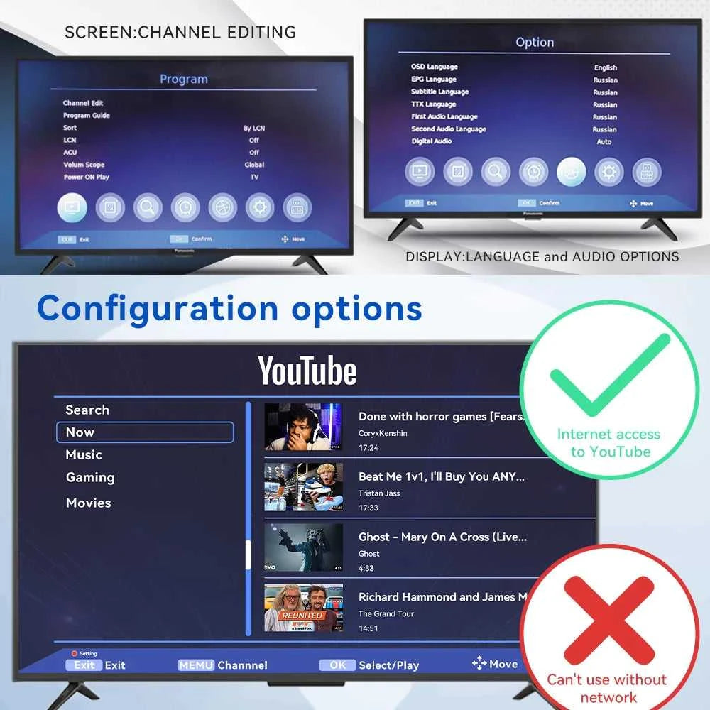 For Europe H.265 DVB-T2&C TV Decoder Dolby HD 1080P Mini TV Tuner HEVC 10Bit U8mini Digital Terrestrial Receiver Support WiFi The jack market .AU The jack market .AU Accessories Electronics $ 79 14:29#U8mini-Standard-List