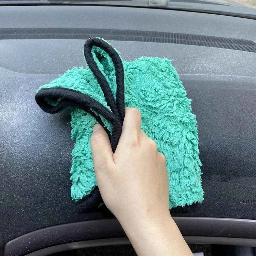 Portable 1200GSM Super Soft Premium Microfiber Drying Cltoth Ultra Absorbancy Aqua Deluxe Car Wash Towel 40x40cm