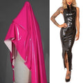 Women's Faux Leather Maxi Dress – Slim Fit Bodycon Club Dress