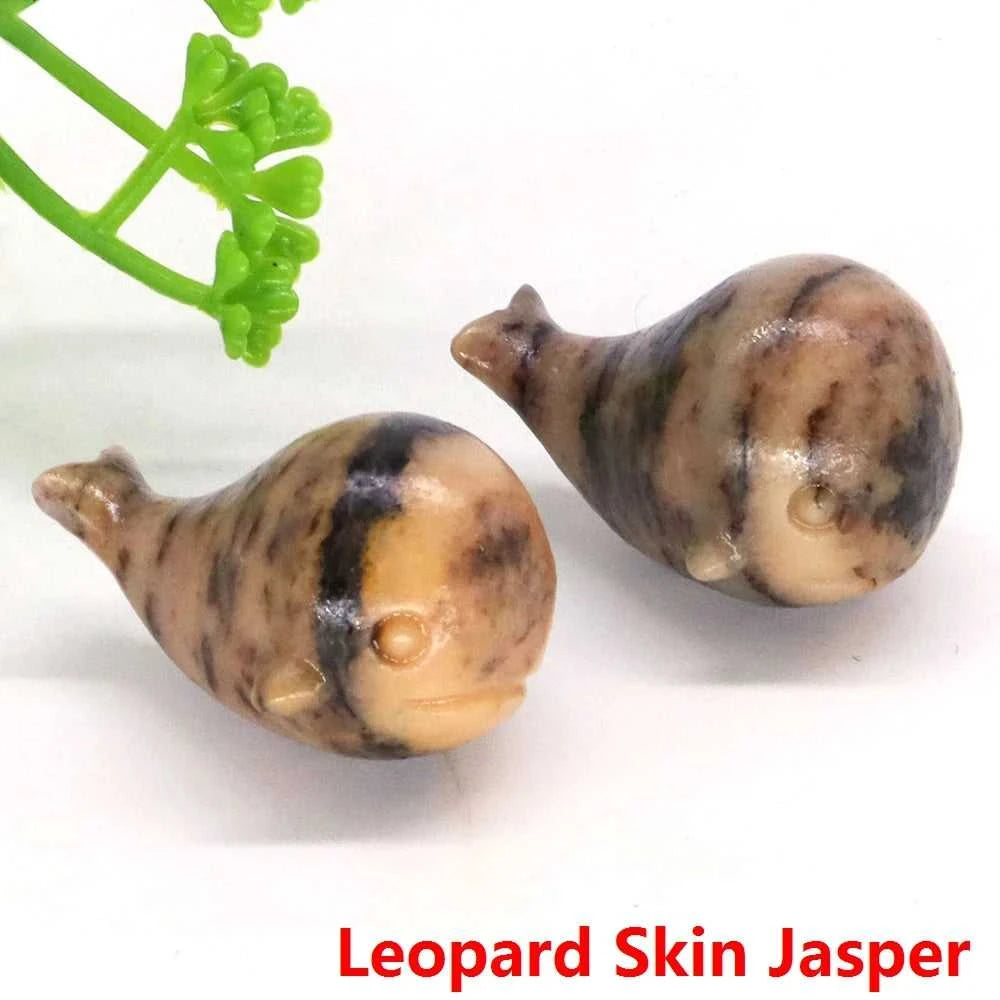 1.2" Mini Cute Whale Statue Natural Stone Crystal Carved Healing Animal Figurine Reiki Gemstone Crafts Home Decoration Wholesale The jack market .AU The jack market .AU Home $ 27 14:350851#Leopard Skin Jasper;5:200000990#1 pc