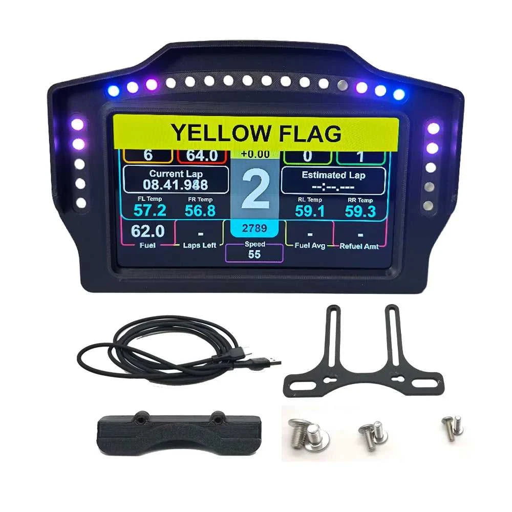 PC Simracing Games 7 inch Multi-functional Instrument Speed Display Dashboard for MOZA FANATEC Simagic Logitech G29 Accessories The jack market .AU The jack market .AU Accessories Electronics $ 217 14:193#WK 7inch Meter