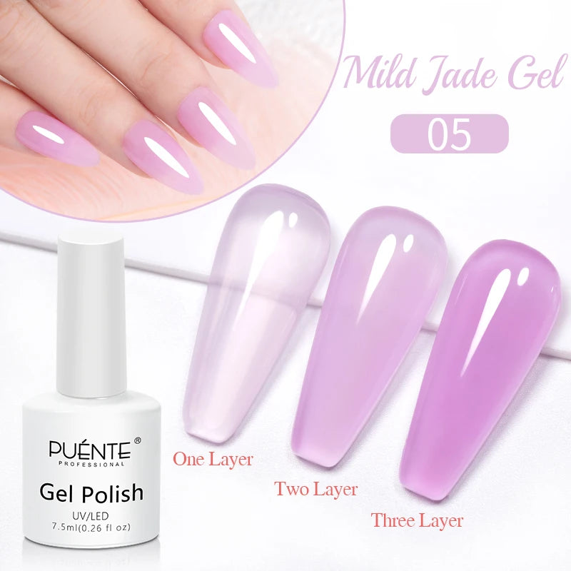 PUENTE Cat Eye Magnetic Gel Nail Polish - Vibrant Starry Galaxy Effect, Soak Off UV, 7.5ML