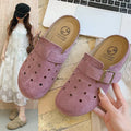 Shevalues 2025 Summer Women's Clogs Slippers With Adjustable Buckle Casual Outdoor Slides Soft Sole Comfortable Women's Sandals