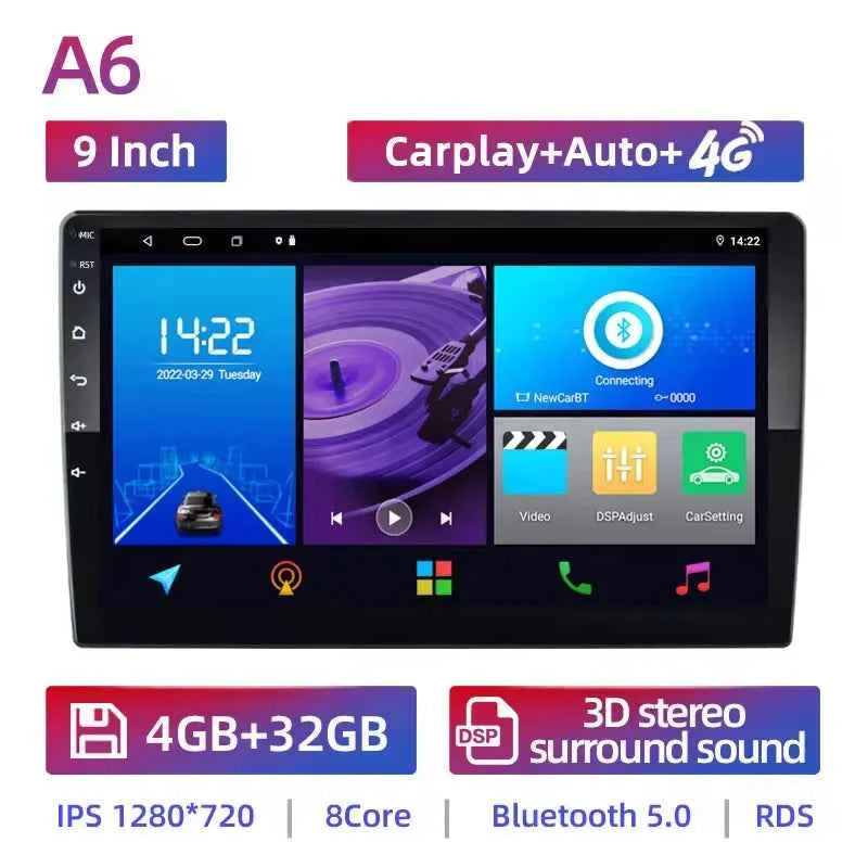 Ruancheng 2 Din Android 7 9 10 Inch Car Multimedia Video Player Universal Stereo Radio GPS for Volkswagen Nissan Hyundai Toyota