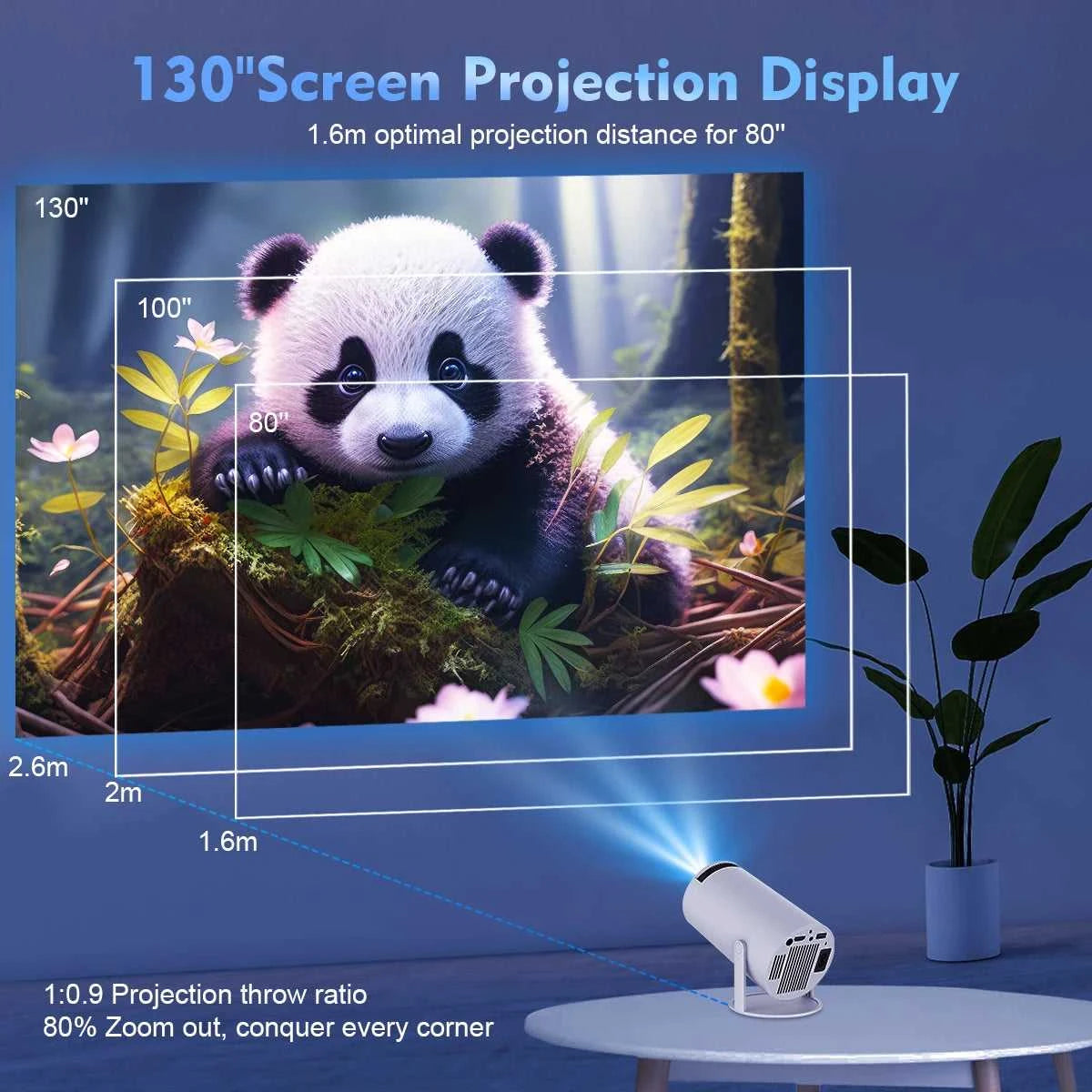 Magcubic HY300 Pro 4K Projector 260ANSI Android 11 Portable Projector Dual WiFi6 BT5.0 Outdoor Cinema Home Theater Support 720P The jack market .AU The jack market .AU Accessories Electronics $ 2119 14:201441169#HY300-White;200007763:201336106;200009209:201447605