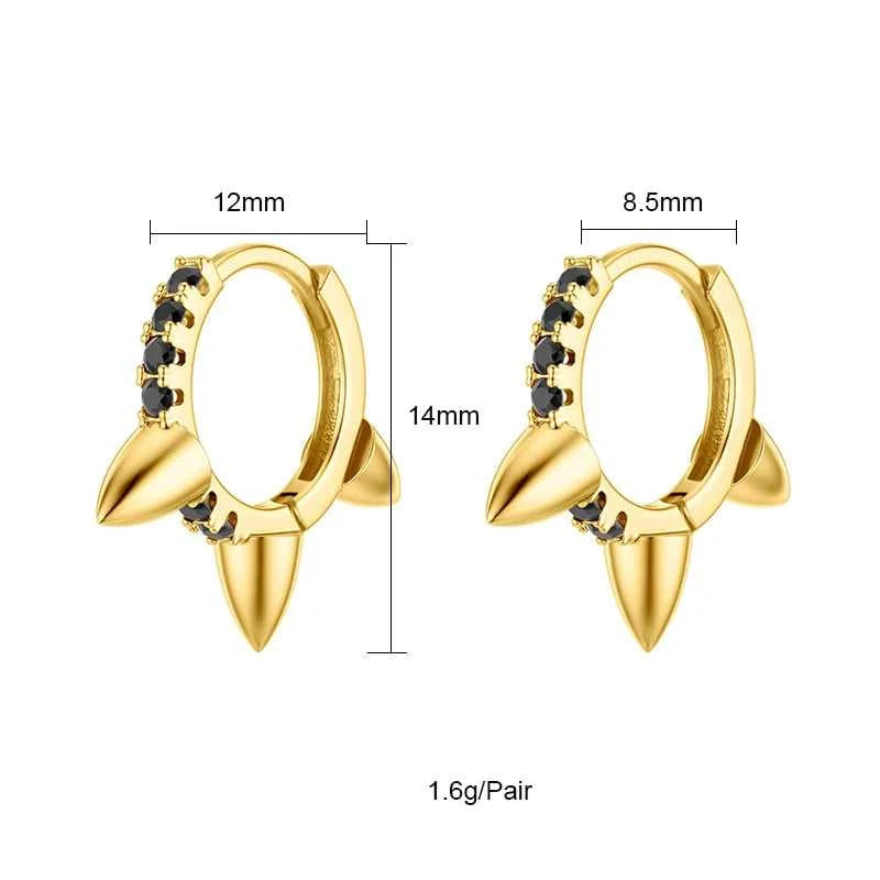 TIANDE Black Zircon Hoop Drop Earrings for Women Gold Plated Piercing Women's Dangle Earrings Set 2022 Fashion Jewelry Wholesale The jack market .AU The jack market .AU Jewellery & Chains $ 48 200001034:200025551#JQH0068-SS-5