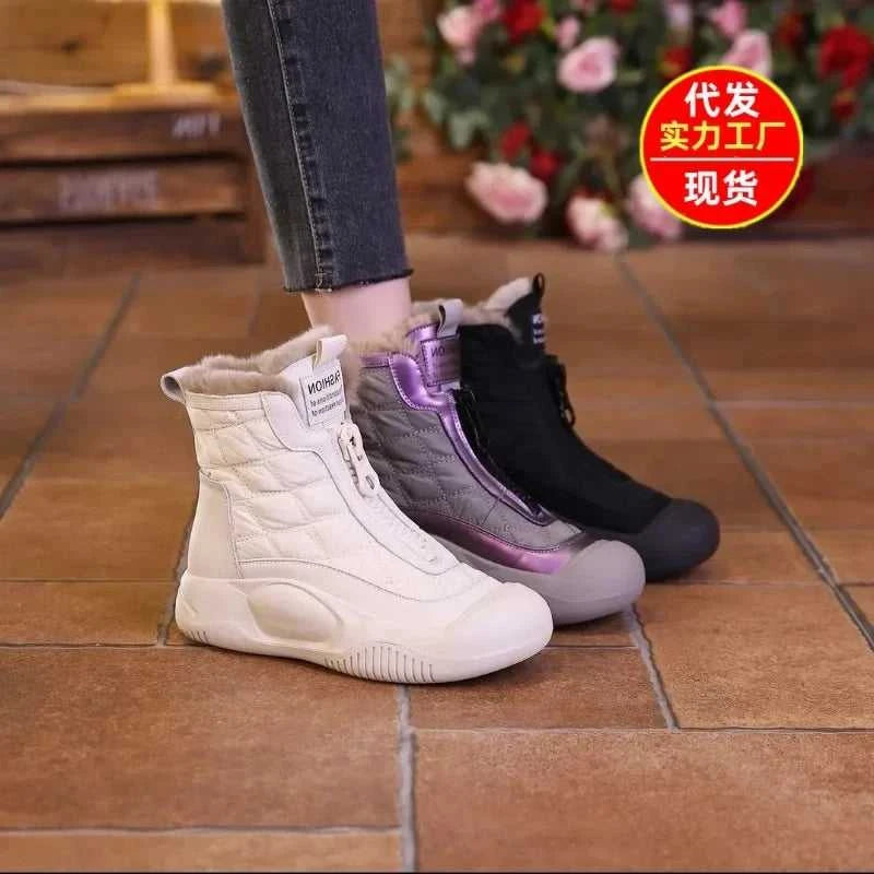 Women Boots 2024Winter Luxury Waterproof Warm Snow Boots Thicken Plush Cotton Shoes Female Soft sole High Top Retro Ankle Boots The jack market .AU The jack market .AU Step Up Your Style: Trendy Shoes for Every Occasion! $ 81 14:771#fuchsia;200000124:200000898;200007763:201336100