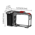 For Insta360 Ace Pro 2 Grip Kit Camera Metal Frame Case with Shutter Button for Insta 360 Ace Pro 2 Accessories