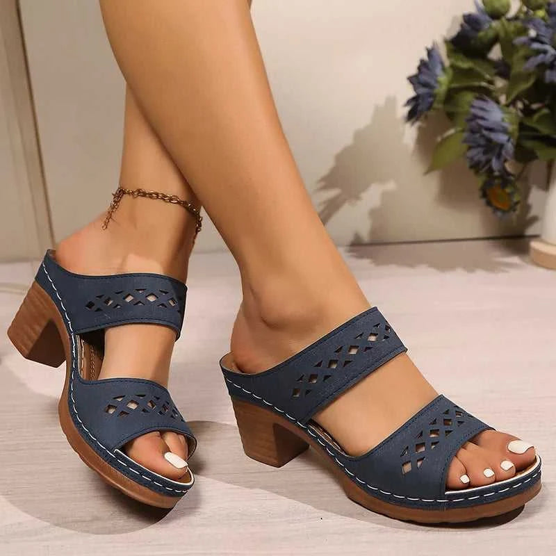 Retro Hollow Out Thick-Heeled Sandals Women Summer Lightweight High Heels Slippers Woman Plus Size Outdoor Platform Sandles 43 The jack market .AU The jack market .AU Step Up Your Style: Trendy Shoes for Every Occasion! $ 67 14:200001438;200000124:200000338