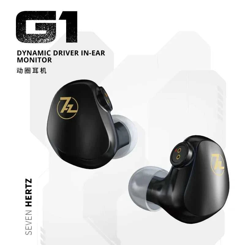 7HZ G1 Headphone 10mm Dynamic Driver In-Ear Monitor Hifi Music earphones with Stable and Reliable 0.78mm 2-Pin Replaceable Cable The jack market .AU The jack market .AU Accessories Electronics $ 92 14:29#With Mic
