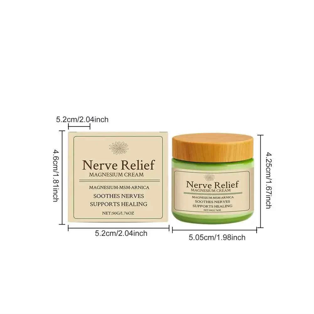 Magnesium Muscle Relaxing Cream - Deep Nourishing Relief for Daily Body Care and Soothing Massage