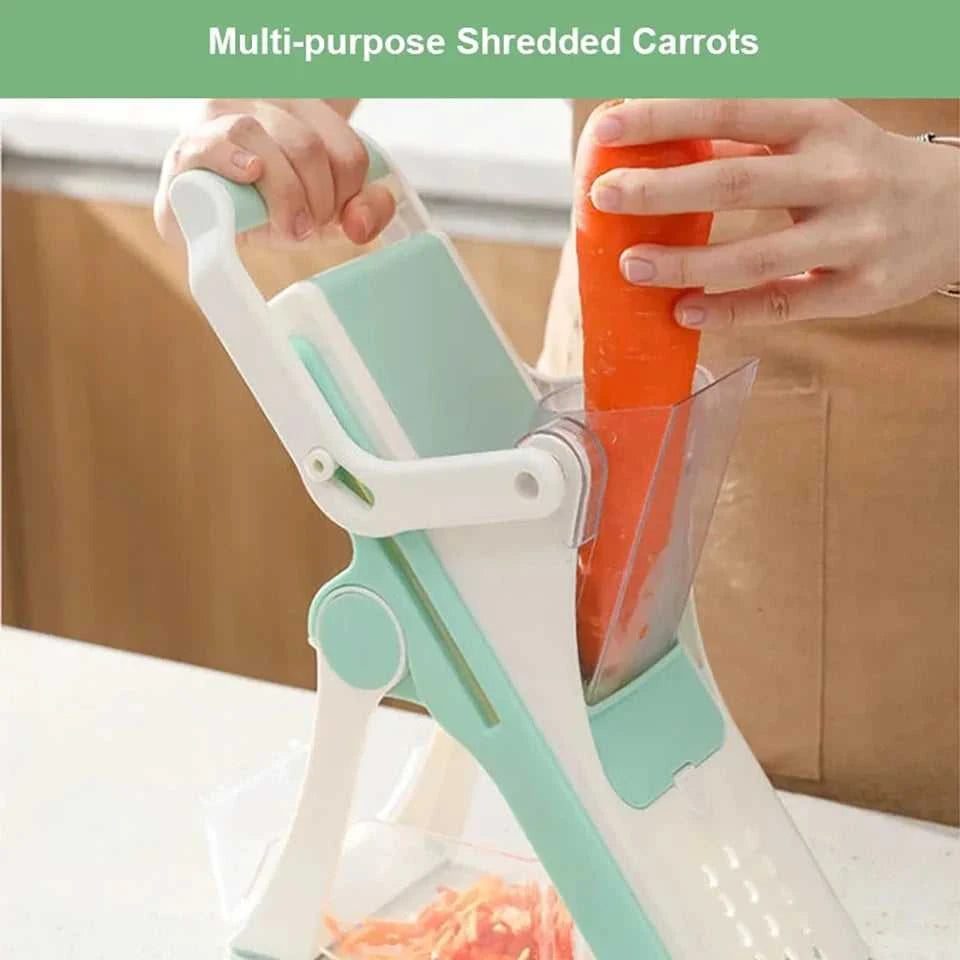 Donirt 5 in 1 Vegetable Cutter Mandoline Slicer Manual Food Chopper Fruit Potato Cucumber Carrot Meat Slicer Shredder Safe Slice The jack market .AU The jack market .AU Home $ 65 14:200006153#5 Blades