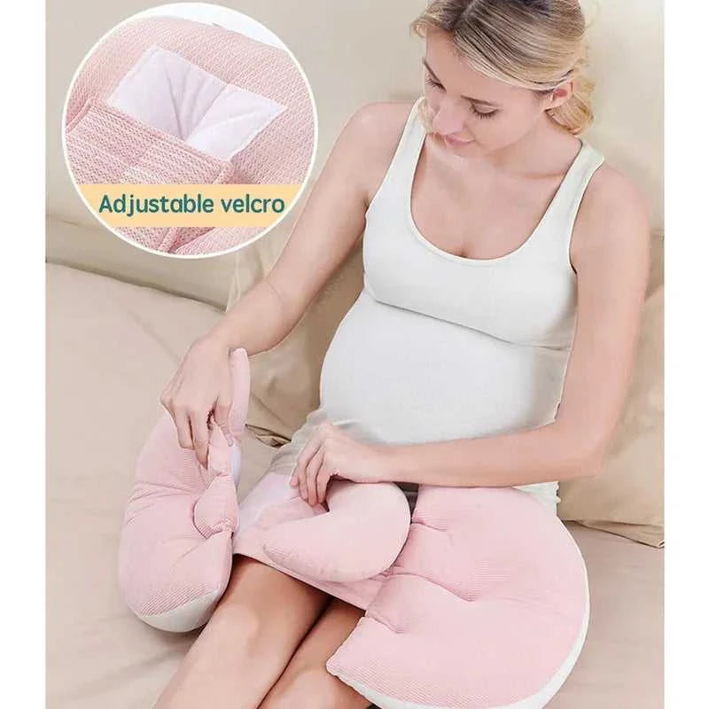 PANGDUBE Pregnancy Pillow with 1pc Free An Auxiliary Pillow Cotton Waist Support Pillow for Pregnant Women Sleeping Body Pillow The jack market .AU The jack market .AU Mum & Kids: Essential Products for Every Family $ 45 14:200021498#Pink