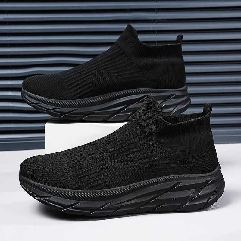 MAEDEF Men's Running Shoes Lightweight Breathable Mesh Elastic Comfortable Durable Fashion Casual Hot Selling Sports Sneakers The jack market .AU The jack market .AU Step Up Your Style: Trendy Shoes for Every Occasion! $ 78 14:173#All Black;200000124:3116
