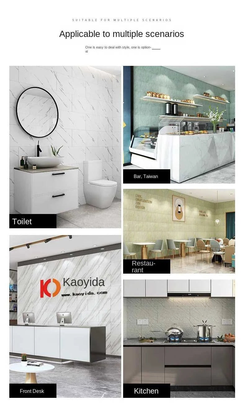 Imitation ceramic tile wall sticker wallpaper self-adhesive bathroom marble sticker self-adhesive background wall wallpaper The jack market .AU The jack market .AU Home $ 113 14:365458#White brick pattern;5:871#30X60CM 20PCS