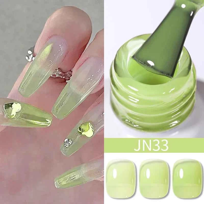 BORN PRETTY Neon Red Gel Nail Polish Yellow Green Summer Color Semi Permanent Varnish 10ml Soak Off UV LED Nail Art Manicure