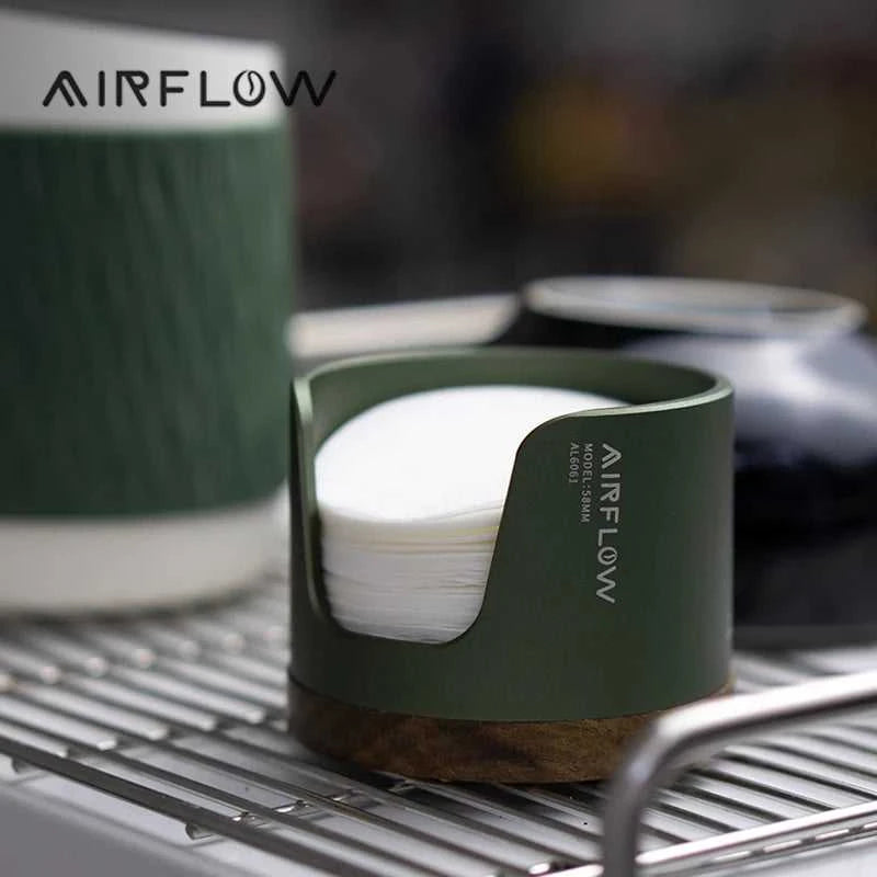 AIRFLOW Coffe Coffee Filter Paper Storage Box 51/53/58mm Round Filter Paper Holder Mocha Pot Filter Paper Dust-proof Storage Box The jack market .AU The jack market .AU $ 49 14:193#Silver