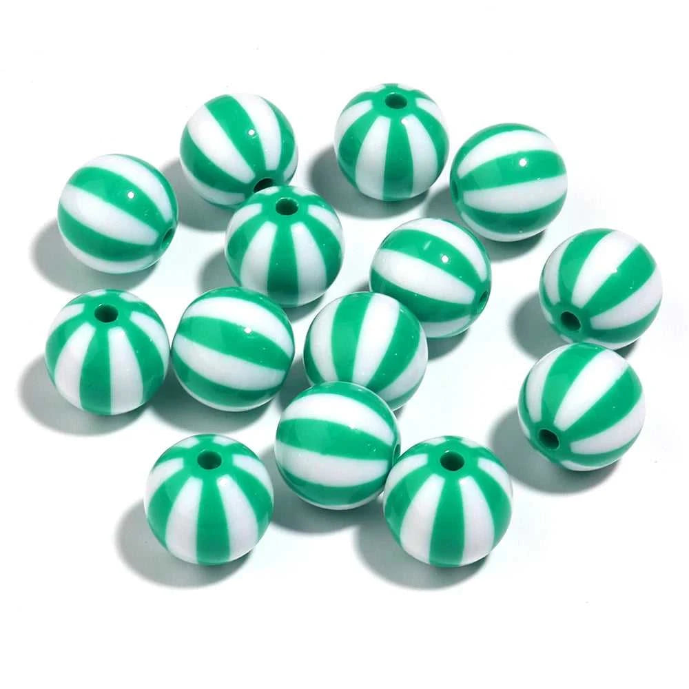 12-20mm Acrylic Large Hole Beads Colorful Stripes Round Loose Spacer Beads for Diy Bracelet Necklace Jewelry Accessories The jack market .AU The jack market .AU Jewellery & Chains $ 48 14:175#Rose Red;200000196:1071#20mm Hole 3mm 10Pcs