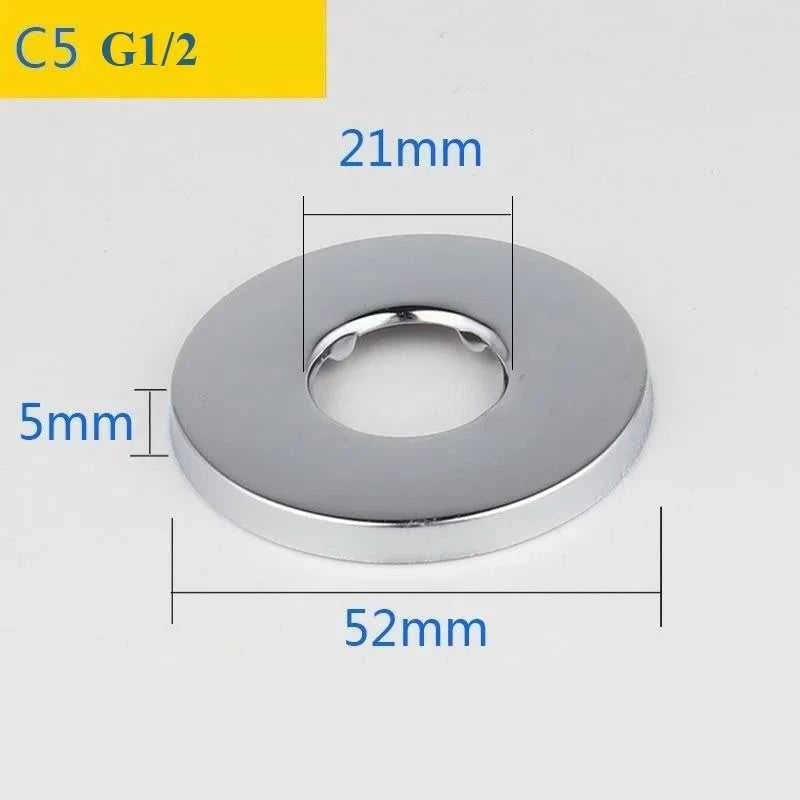 2PCS Stainless Steel Water Pipe Connector G1/2 Faucet Decorative Cover Heighten Panel Shower Kitchen Tap Accessories The jack market .AU The jack market .AU Home $ 60 14:175#C7-2pcs