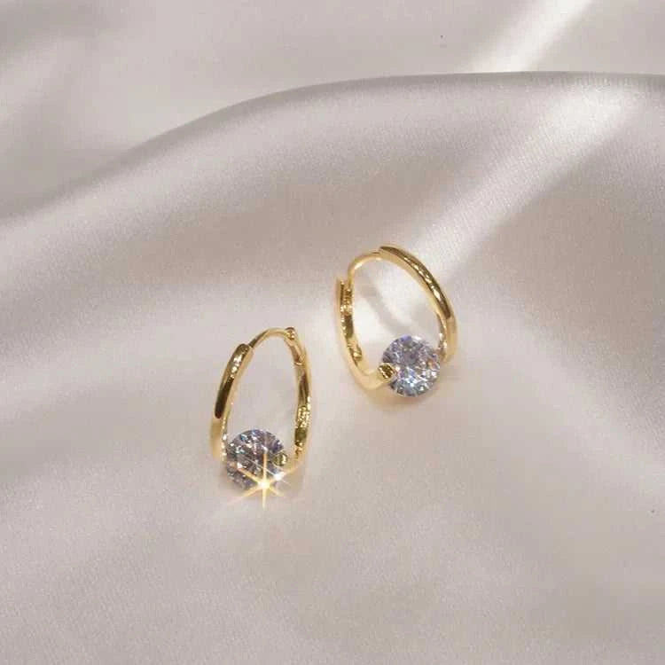 925 Sterling Silver Zircon Hoop Earrings Simple Temperament Exquisite Hot Semale Sexy Jewelry Gift The jack market .AU The jack market .AU Jewellery & Chains $ 54 200000226:347#gold