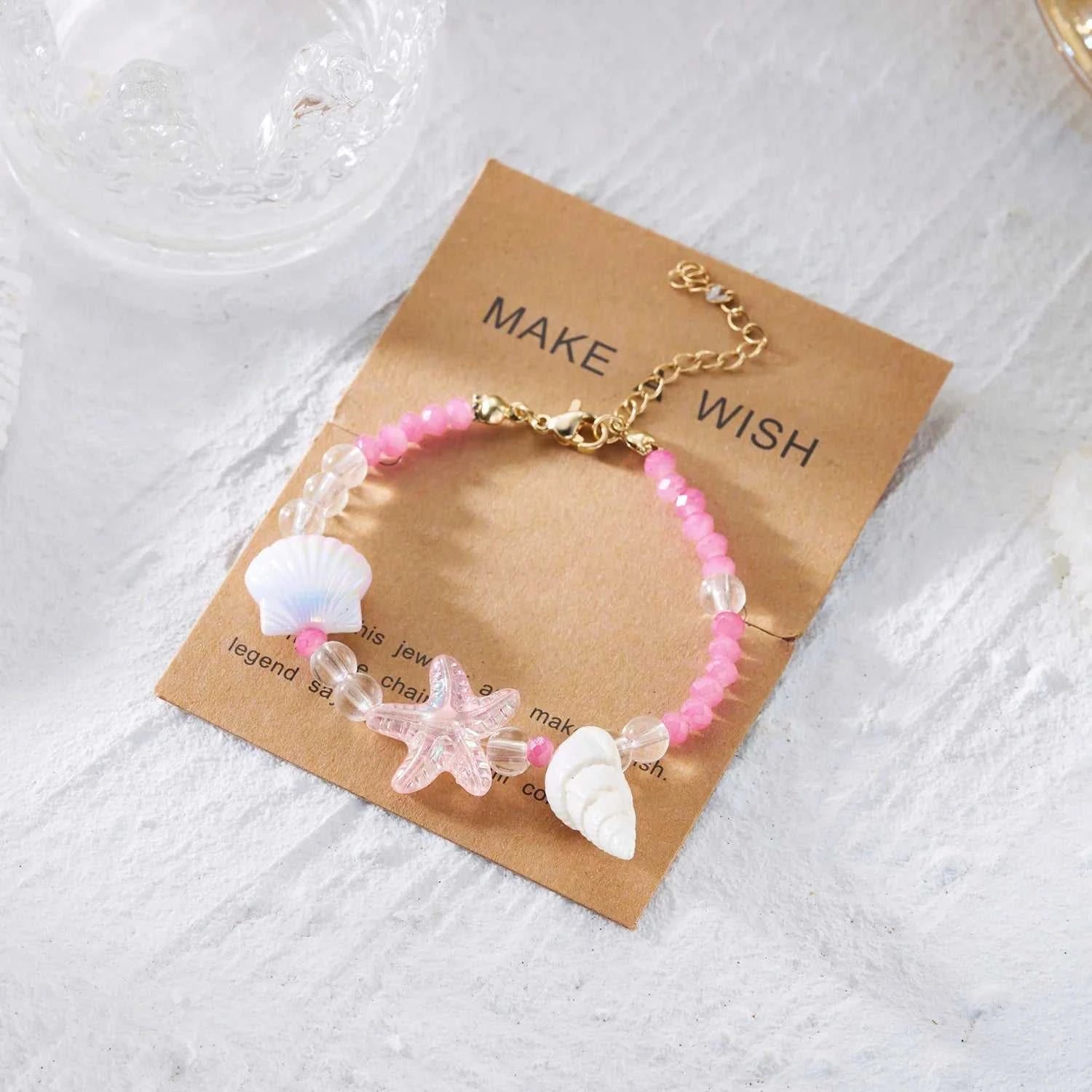 Bohemia Cute Ceramic Starfish Beads Bracelet For Women Handmade Braided Rope Beaded Bracelets Summer Beach Party Charm Jewelry The jack market .AU The jack market .AU Jewellery & Chains $ 46 200001034:361188#BR26Y0107-3