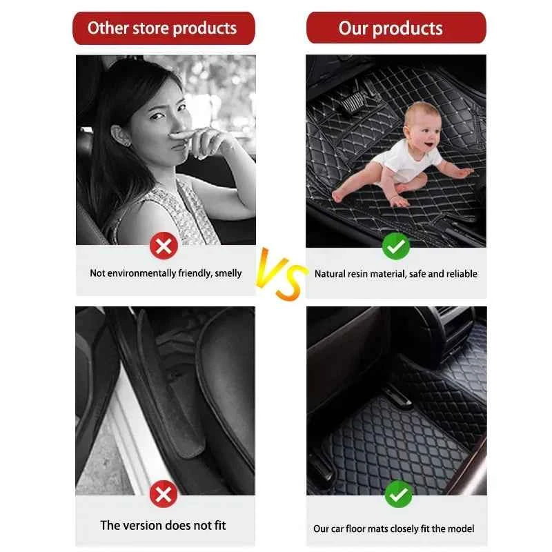 Car Floor Mats For Nissan Qashqai J11 2023 2022 2021 2020 2019 2018 2017 2016 2015 2014 Carpets Protect Accessories Rugs