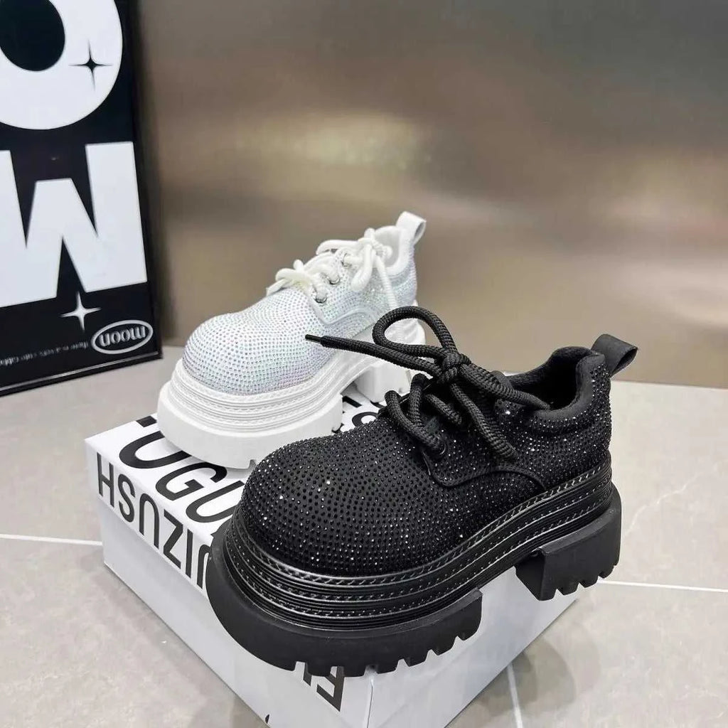 Luxurious Rhinestone Women's Shoes Leopard Lace-up Fashion Motorcycle Boots Thick Soled Lightweight High Street Mujeres Sneaker The jack market .AU The jack market .AU Step Up Your Style: Trendy Shoes for Every Occasion! $ 87 14:1254#Angola Red;200000124:200000334