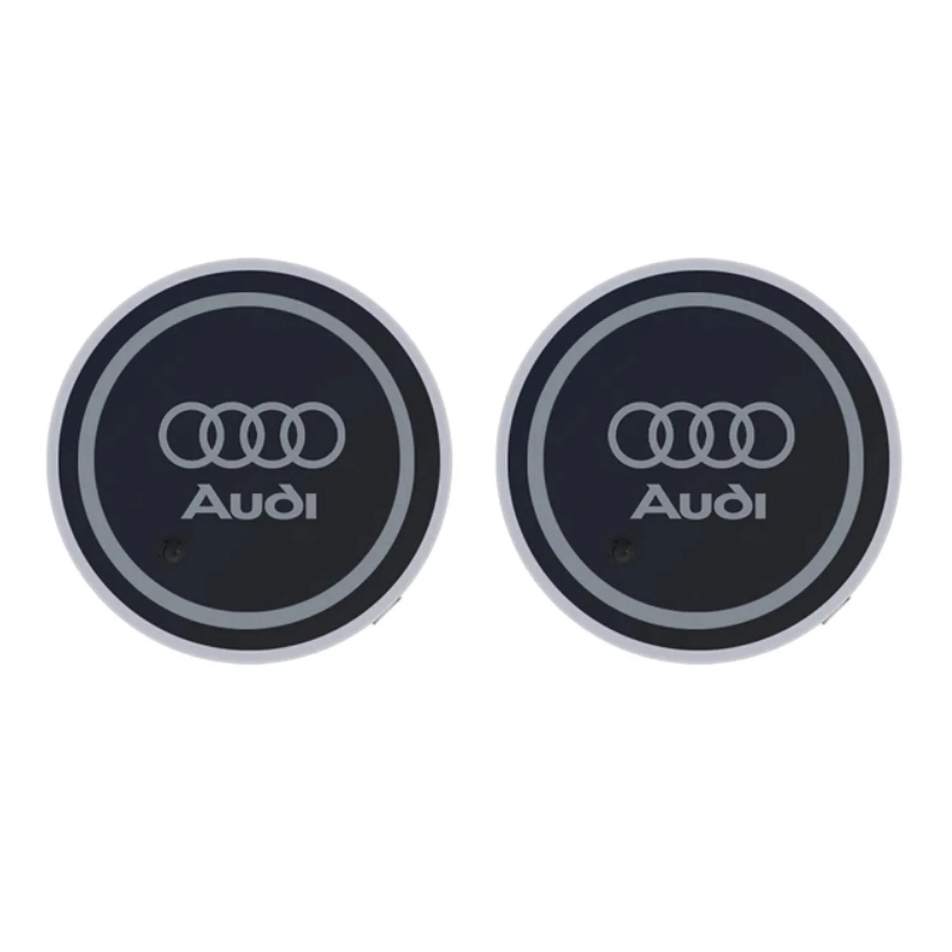 LED Light Car Water Cup Coaster Drinks Holder Mat for Audi A6L A3 A4 A5 A6 A7 A8 Q4 Q5 Q6 Q7 Q8 TT S3 S5 S7 S8 RS7 RS6 Sline b9
