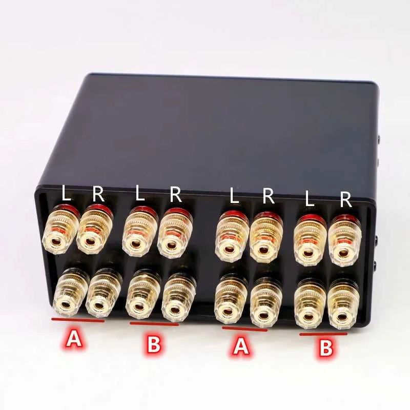 2 pairs of speaker switcher / A-B amplifier switcher Two in two out amplifier speaker switch Two-channel power amplifier switch The jack market .AU The jack market .AU Accessories Electronics $ 130 14:193