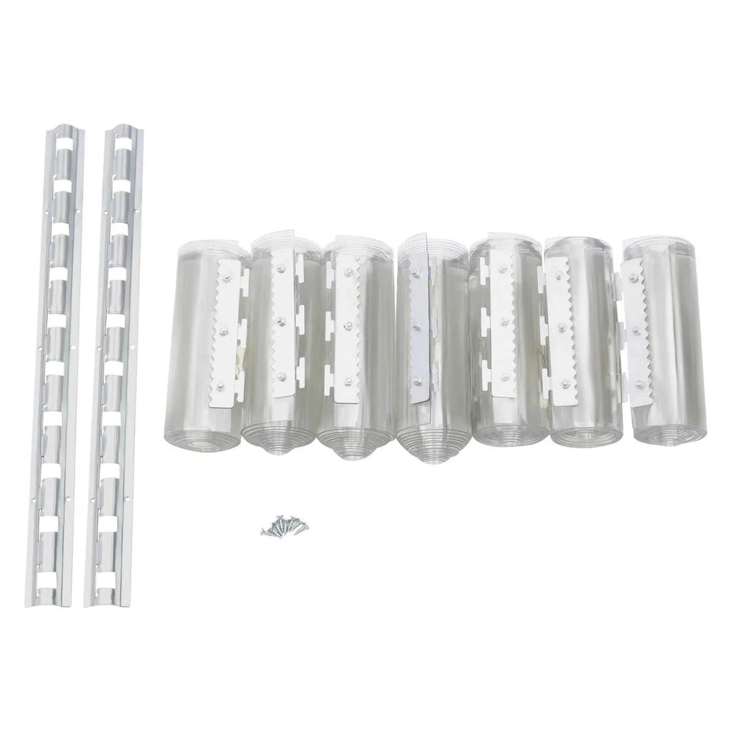 7Pcs PVC Strip Curtains,200x105cm Transparent Soft Door Strips Screen 2mm Thick Windproof Waterproof Antistatic Door Curtain Kit The jack market .AU The jack market .AU Home $ 112 14:618;200007763:201336101