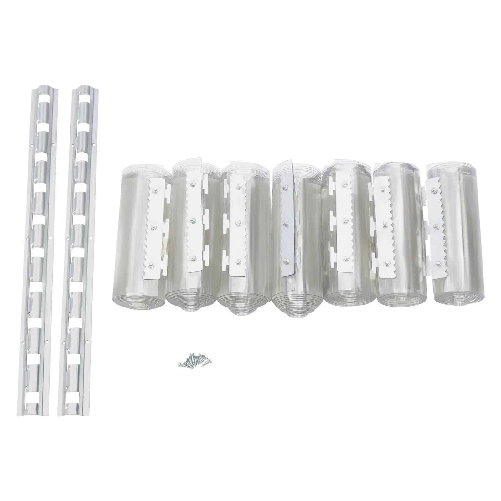 7Pcs PVC Strip Curtains,200x105cm Transparent Soft Door Strips Screen 2mm Thick Windproof Waterproof Antistatic Door Curtain Kit The jack market .AU The jack market .AU Home $ 112 14:618;200007763:201336101
