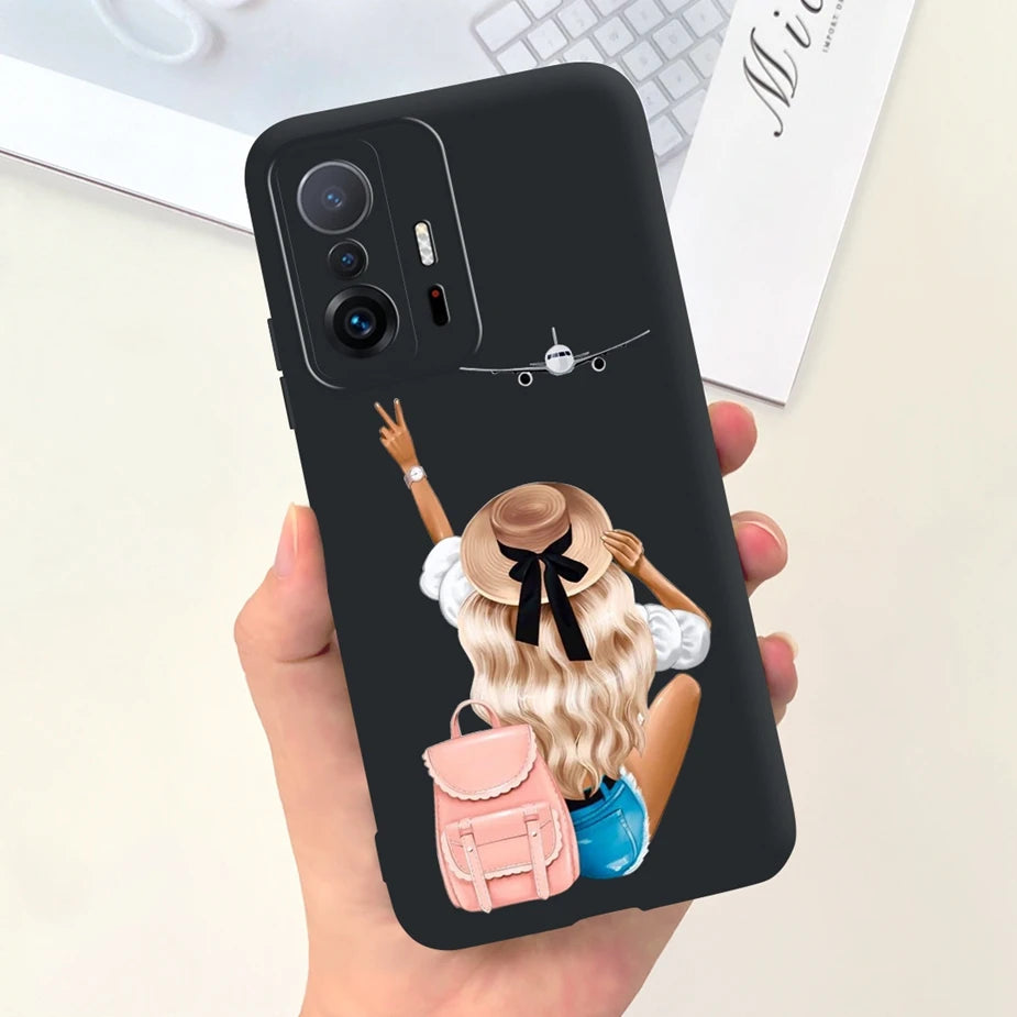 Xiaomi 11T Pro Case - Cute Cartoon Design, Soft Silicone Protection for Xiaomi Mi 11T Pro & 11TPro