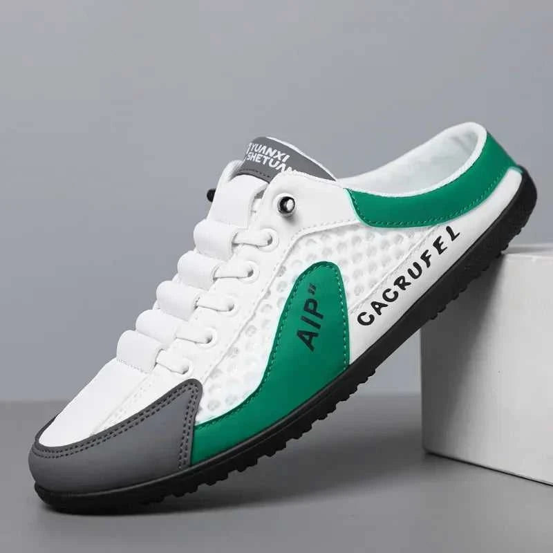 Men's Fashion Soft Bottom Half Slippers Summer New Casual Shoes Soft Bottom Support Shoes Sports Shoes Zapatos De Hombre The jack market .AU The jack market .AU Step Up Your Style: Trendy Shoes for Every Occasion! $ 67 14:29#White Khaki;200000124:200000338