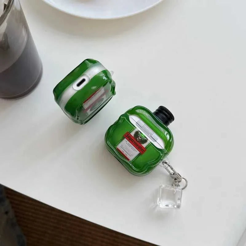 Soft Protective Case for AirPods Pro/1/2/3, 3D Green Liquor Bottle Design, Anti-Scratch Anti-Slip Cute Earphone Cover The jack market .AU The jack market .AU Accessories Electronics $ 57 14:1063#A;5:872#Airpods 1 2