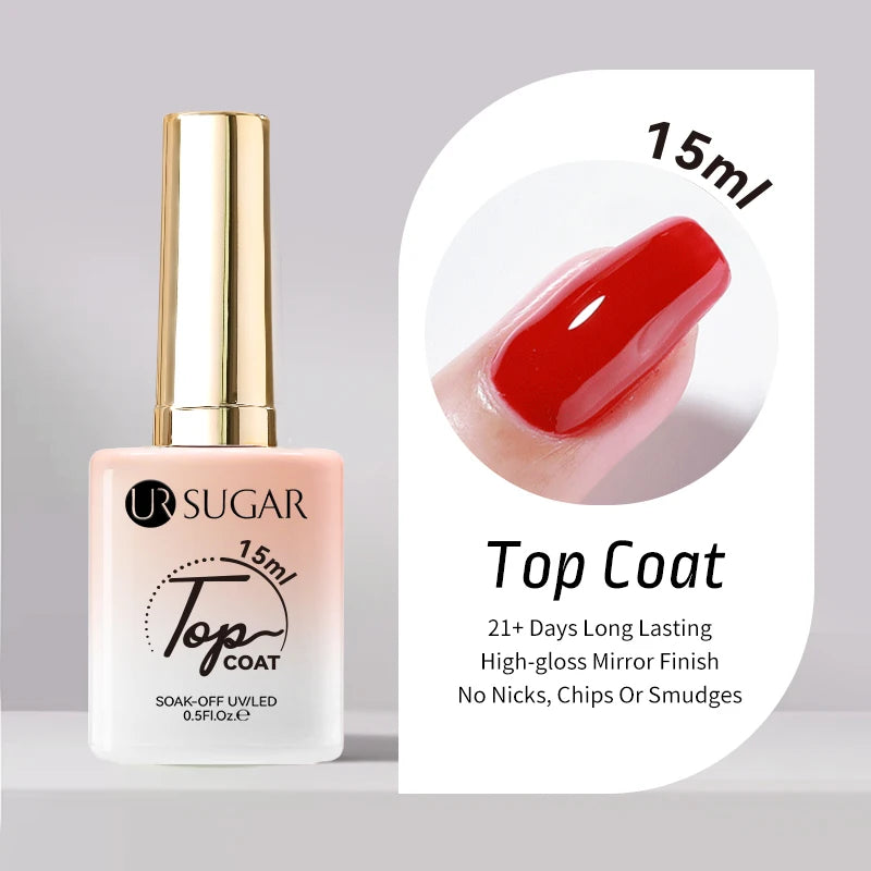 UR SUGAR 15ml  Autumn Winter Red Cat Magnetic Gel Nail Polish White Dopamine Nail Sparkling Glitter Soak Off UV LED for Manicure