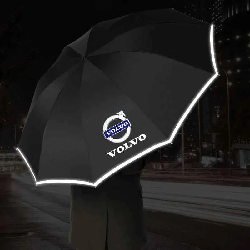 Car Led Light Umbrella Automatic Folding Windproof Sunshade Umbrella for Volvo XC60 S90 XC90 S60 XC40 V60 V90 Volvo Accessories
